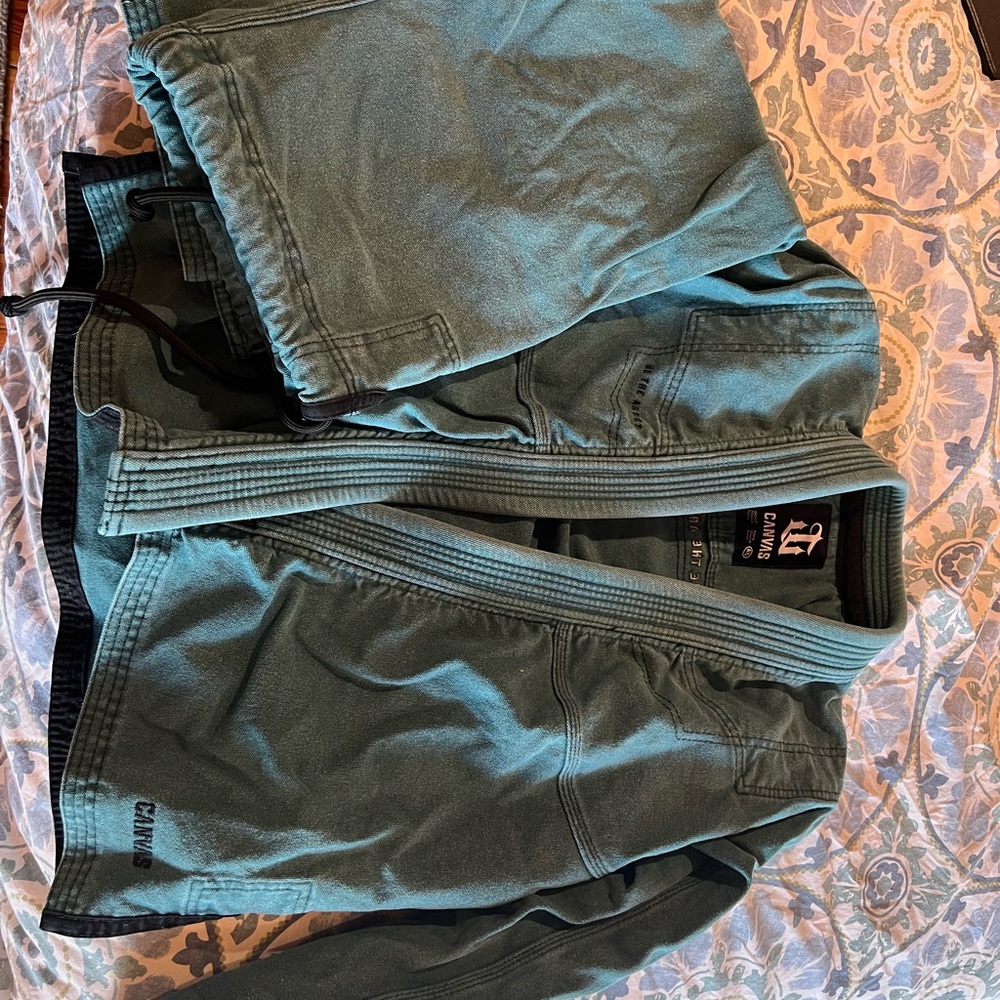 Green Gi Martial Arts Uniform